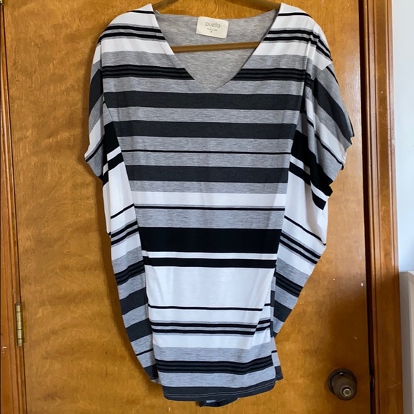 Puella for Anthropologie Gray Tunic Top/Dress - Picture 5 of 8